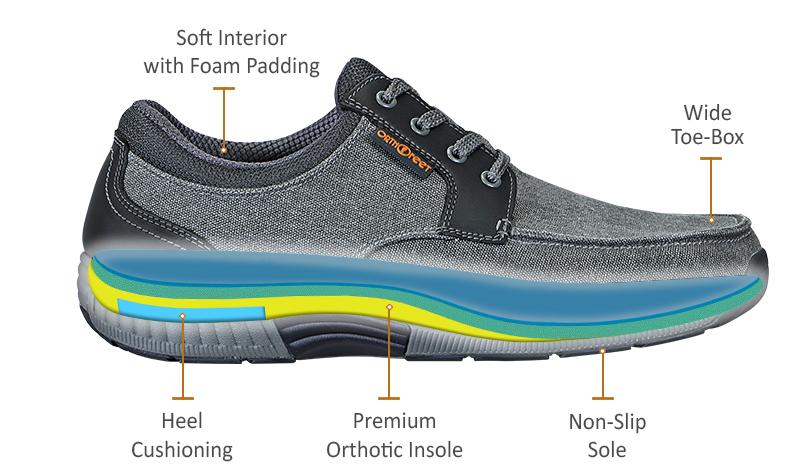 Orthotic Casual Shoes for Men